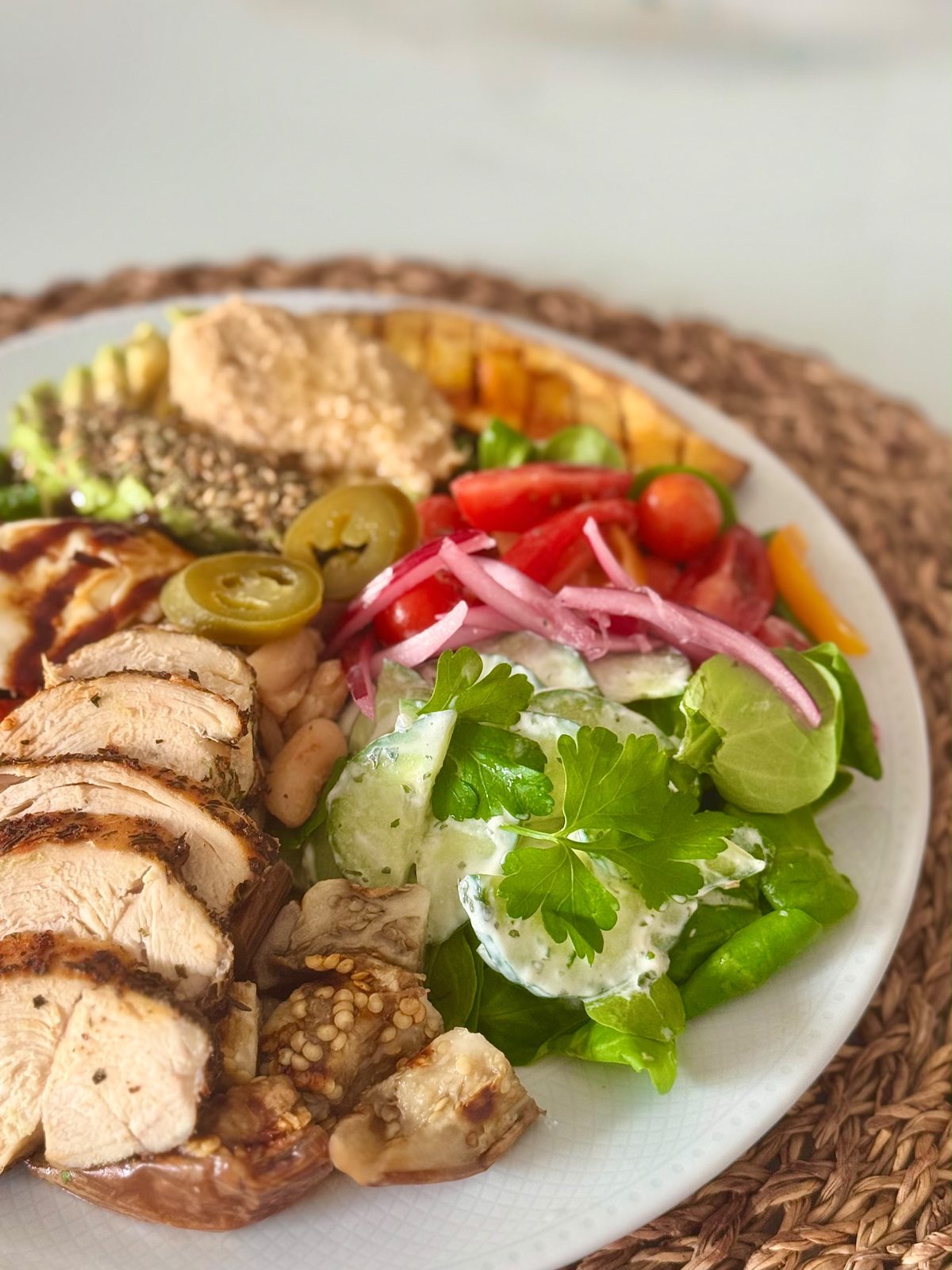 Middle Eastern-inspired platter